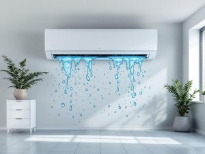 Aire acondicionado interior que gotea: causas habituales